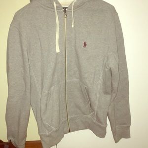 Men's polo zip up jacket